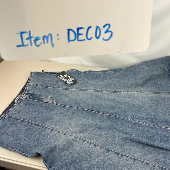 Future Collective Flared Denim Women's Midi Skirt Medium Wash Size: 8 - Picture 11 of 11